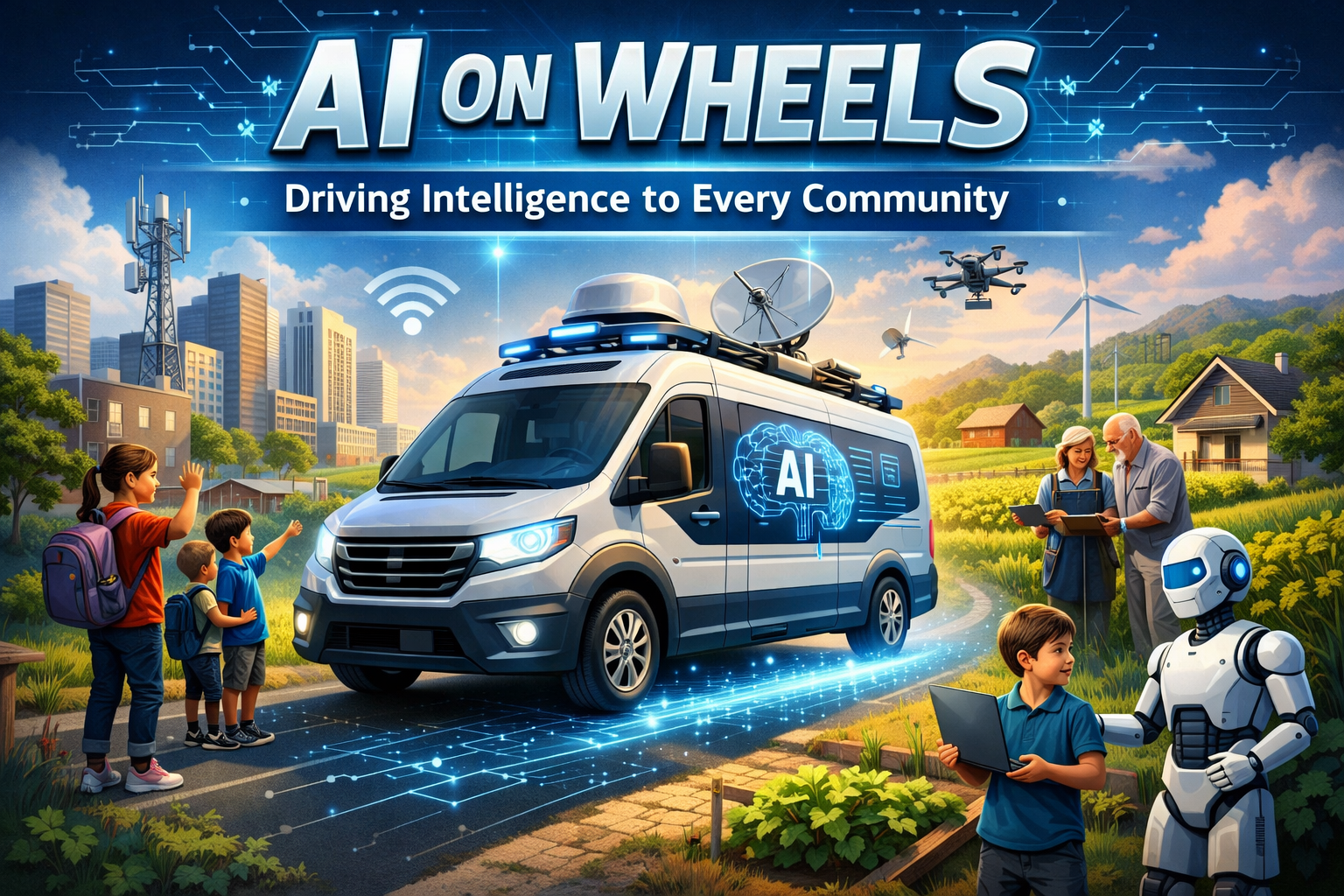 AI on Wheels: Driving Intelligence to Every Community
